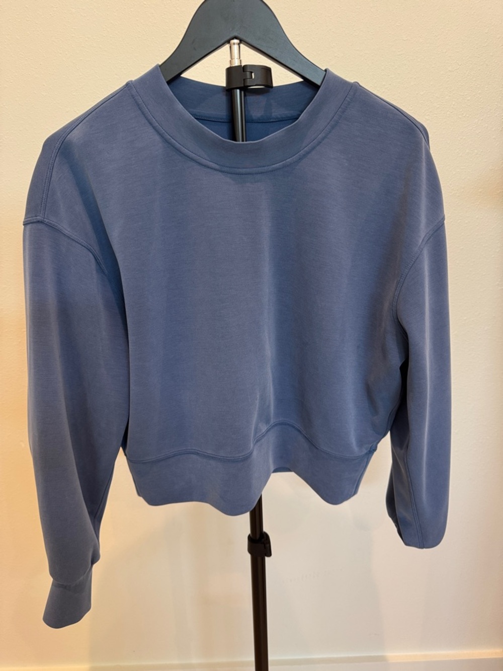 lululemon softstreme Cropped Crewneck Sweatshirt - Steel Blue